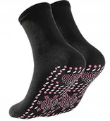 Skarpetki męskie - Grzejące Skarpety Magnetyczne Uniwersalne Czarne - miniaturka - grafika 1