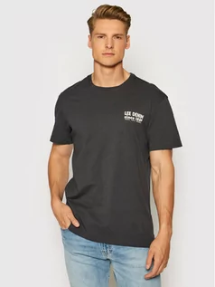 Koszulki męskie - Lee T-Shirt Graphic L63BFEON Szary Relaxed Fit - grafika 1