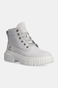 Timberland botki Greyfield damskie kolor szary na płaskim obcasie lekko ocieplone TB0A5RPR0321 - Botki damskie - miniaturka - grafika 1