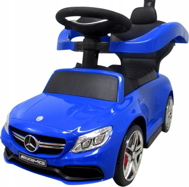 Mercedes Pchacz Mercedes AMG c63 NIEBIESKI Jeździk, muzyka