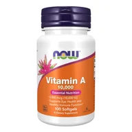 Witaminy i minerały - Now Foods NOW Vitamin A 10,000 IU From Fish Liver Oil 100caps - miniaturka - grafika 1