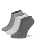 Skarpetki męskie - Fila Skarpety Niskie Męskie F9100-AW24 (3-pack) Szary - miniaturka - grafika 1
