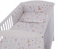 Pościel dla dzieci - Pościel dla niemowlaka Tomi 120x90 Komplet 5 Elementów Leśne zwierzątka - miniaturka - grafika 1