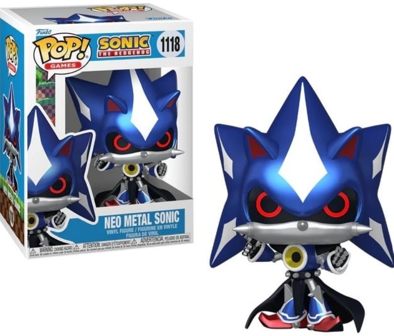funko pop! sonic games 1118 figurka neo metal sonic (metallic)