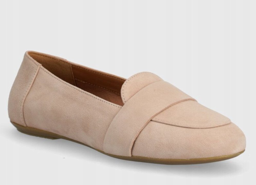 GEOX BALERINY DAMSKIE SKÓRZANE BEŻOWE 35 Ż3M