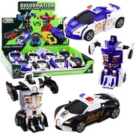 Samochody i pojazdy dla dzieci - Policja robot 2w1 z napędem Mix Leantoys - model lub pojazd - miniaturka - grafika 1