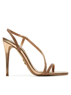 Steve Madden Sandały Novelize-R SM11002569 Złoty - Sandały damskie - miniaturka - grafika 1