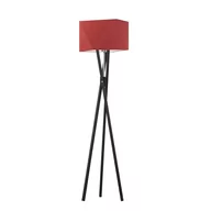Lampy stojące - LYSNE, lampa podłogowa TULUZA, czerwony - miniaturka - grafika 1