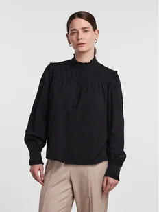 YAS Koszula 26030892 Czarny Regular Fit - Koszule damskie - miniaturka - grafika 1