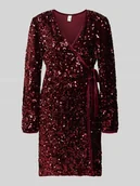 Sukienki - Sukienka koktajlowa z cekinami model ‘ELLE’ - miniaturka - grafika 1