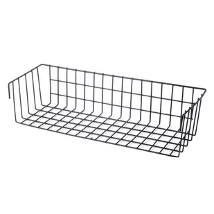 Czarny koszyk do przymocowania na kratce Reminder, dł. 38 cm - Półki do kuchni - miniaturka - grafika 1
