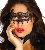 Dodatki do strojów karnawałowych - Guirca Maska karnawałowa koronkowa nietoperz - 1 szt. GU12903 - miniaturka - grafika 1