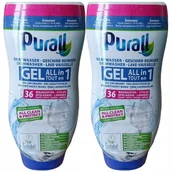 Środki do zmywarek - Żel Do Zmywarki Purall All-In-1 36 Prań Zestaw - miniaturka - grafika 1
