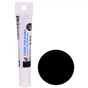Foodcolours BARWNIK SPOŻYWCZY W ŻELU tubka 20g CZARNY 69 - Dodatki do ciast w płynie, aromaty - miniaturka - grafika 1