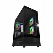 Obudowy komputerowe - Obudowa do komputera Aqirys Antlia Midi Tower ATX Okno Czarna - miniaturka - grafika 1