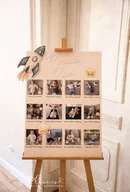 Pamiątka Chrztu Świętego - Tablica Roczkowa Kosmos - miniaturka - grafika 1