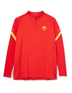 Koszulki męskie - Nike Męski T-shirt Roma M Nk Dry Strk Dril Top Long Sleeved czerwony University Red/University Gold/(University Gold) (No Spons-plyr) m - miniaturka - grafika 1