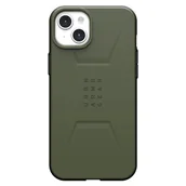 Etui i futerały do telefonów - UAG Civilian Magsafe do iPhone 15 Plus olive - miniaturka - grafika 1