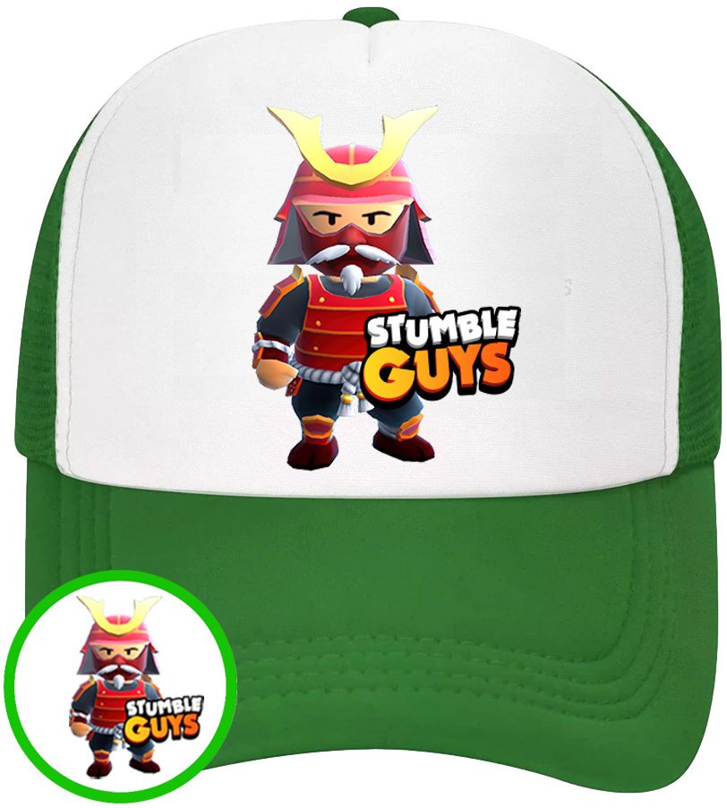 CZAPKA Z DASZKIEM STUMBLE GUYS DLA DZIECI SIATKA