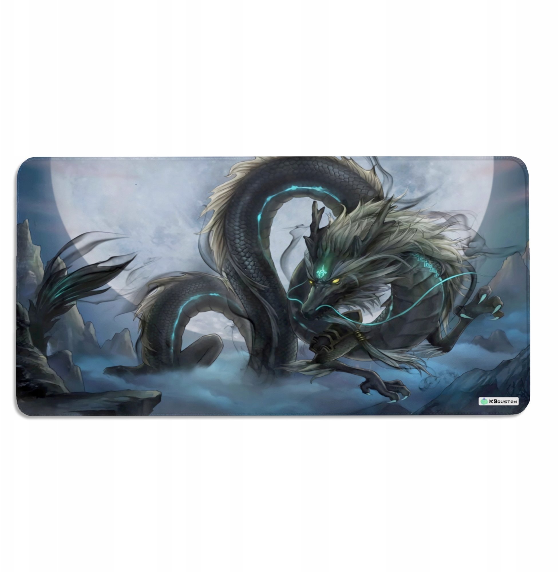 Podkładka KBcustom DUŻA PODKŁADKA MATA POD MYSZKĘ MYSZ 120x60cm XXXL KBcustom Biurko Dragon 50