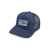 Baseball, krykiet, palant - Czapka męska baseballowa Sparco TRUCKER granatowa - miniaturka - grafika 1
