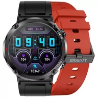 Smartwatch - Gravity GT21-6 BK/RD/BK - miniaturka - grafika 1