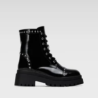 Botki damskie - Trzewiki DeeZee WS5667-01 - miniaturka - grafika 1