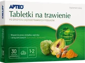 Układ pokarmowy - Apteo Apteo Tabletki na trawienie 30 tabletek powlekanych 3079621 - miniaturka - grafika 1