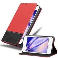 Etui i futerały do telefonów - Etui Cadorabo do Apple iPhone 6 / 6S w kolorze czerwonym Etui SHANDY Etui Book Case imitacja skóry - miniaturka - grafika 1