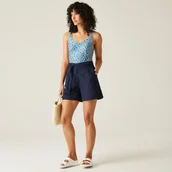 Stroje kąpielowe - Regatta Orla Kiely Damski kostium kąpielowy Niebieski, Rozmiar: 34 - miniaturka - grafika 1