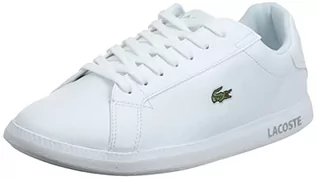 Sneakersy damskie - Lacoste Damskie sneakersy 41sfa0042, biały, 39.5 EU - grafika 1