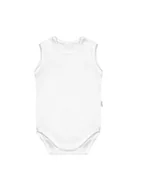 Body dla niemowląt - Niemowlęce body na ramiączka białe Nicol r.86 - miniaturka - grafika 1