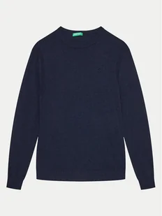 United Colors Of Benetton Sweter 1032C106W Granatowy Regular Fit - Swetry dla chłopców - miniaturka - grafika 1