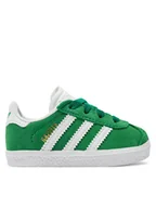 Buty dla dziewczynek - adidas Sneakersy Gazelle Cf El I IH0363 Zielony - miniaturka - grafika 1