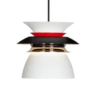 Lampy sufitowe - Belid Lampa wisząca Diablo, możliwość ściemniania, biały / opal, salon / jadalnia, metal, skandynawski - miniaturka - grafika 1