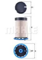 Filtry paliwa - Filtr paliwa Mahle KX 592 - miniaturka - grafika 1