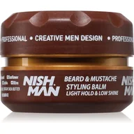Kosmetyki i akcesoria do pielęgnacji brody - Nishman Beard Wax stylizacja wąsy broda 100ml - miniaturka - grafika 1