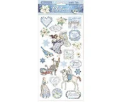 Scrapbooking - NAKLEJKI 15x30 ZIMOWY CZAS - miniaturka - grafika 1