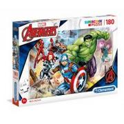 Puzzle - Clementoni Puzzle 180 elementów Super Kolor Avengers - miniaturka - grafika 1