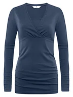 Bluzki damskie - Damska tunika ciążowa granatowa Bellybutton Maternity, r.L - miniaturka - grafika 1