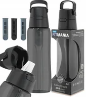 Butelki filtrujące - Zestaw Butelka Dafi Solid 0,7 czarna + 3 filtry - miniaturka - grafika 1