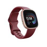 Smartwatch - Google FITBIT Versa 4 Bordowy - miniaturka - grafika 1