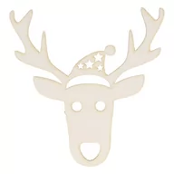 Scrapbooking - EKO-DECO, renifer w czapce w gwiazdki, kartonowy - miniaturka - grafika 1