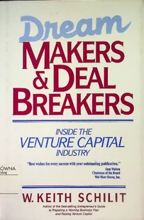 Dream Makers and Deal Breakers: Inside the Venture Capital Industry - Biznes - miniaturka - grafika 1