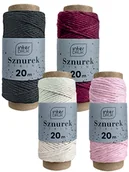 Akcesoria do pakowania - Interdruk, Sznurek na szpulce 20 m SATIN GOLD - miniaturka - grafika 1