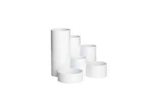 Maul MAULtubo uchwyt na długopis o wysokim połysku, z 6 uchwytami, stabilny, wyprodukowany w Niemczech, średnica ok. 15 cm, wysokość 12,5 cm, biały - Długopisy - miniaturka - grafika 1