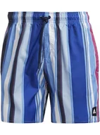 Kąpielówki męskie - Costume Uomo adidas sportswear ia7752_striped_clx_blu - miniaturka - grafika 1