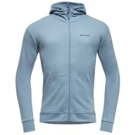Bluzy sportowe męskie - Męska bluza Devold Everyday Zip Hoodie Man Rozmiar: XL / Kolor: jasnoniebieski - miniaturka - grafika 1