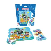 Puzzle - Roter Kafer Puzzle 49 saszetka Piraci +mini gra Pirates RK1140-04 - - miniaturka - grafika 1