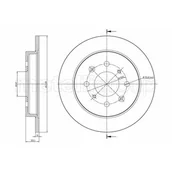 Tarcze hamulcowe - Tarcza hamulcowa METELLI 23-1664C - miniaturka - grafika 1